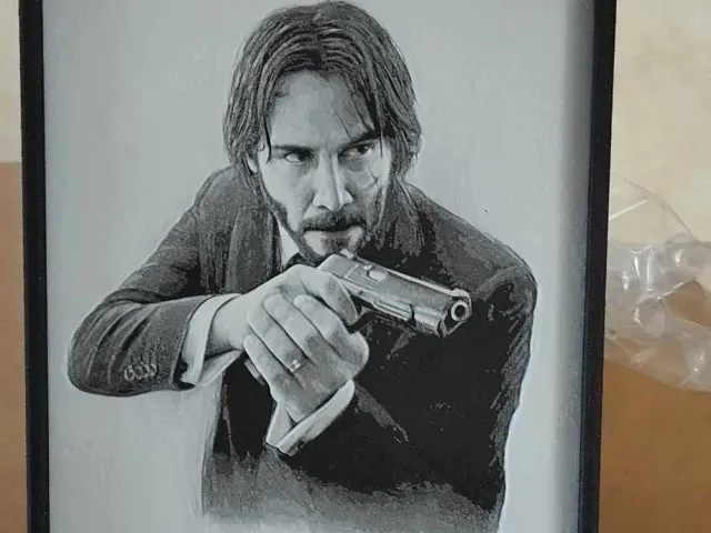Frame for "John Wick Painting - HueForge"