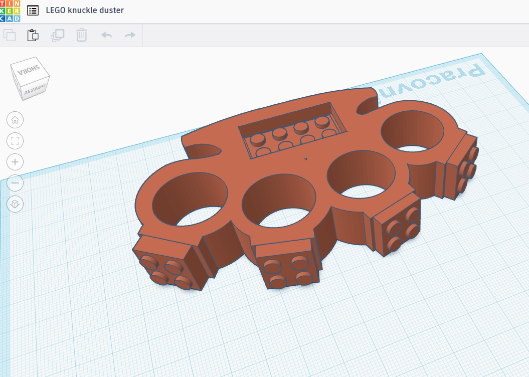 Miniatura 4 do modelo 3D lego knuckle duster