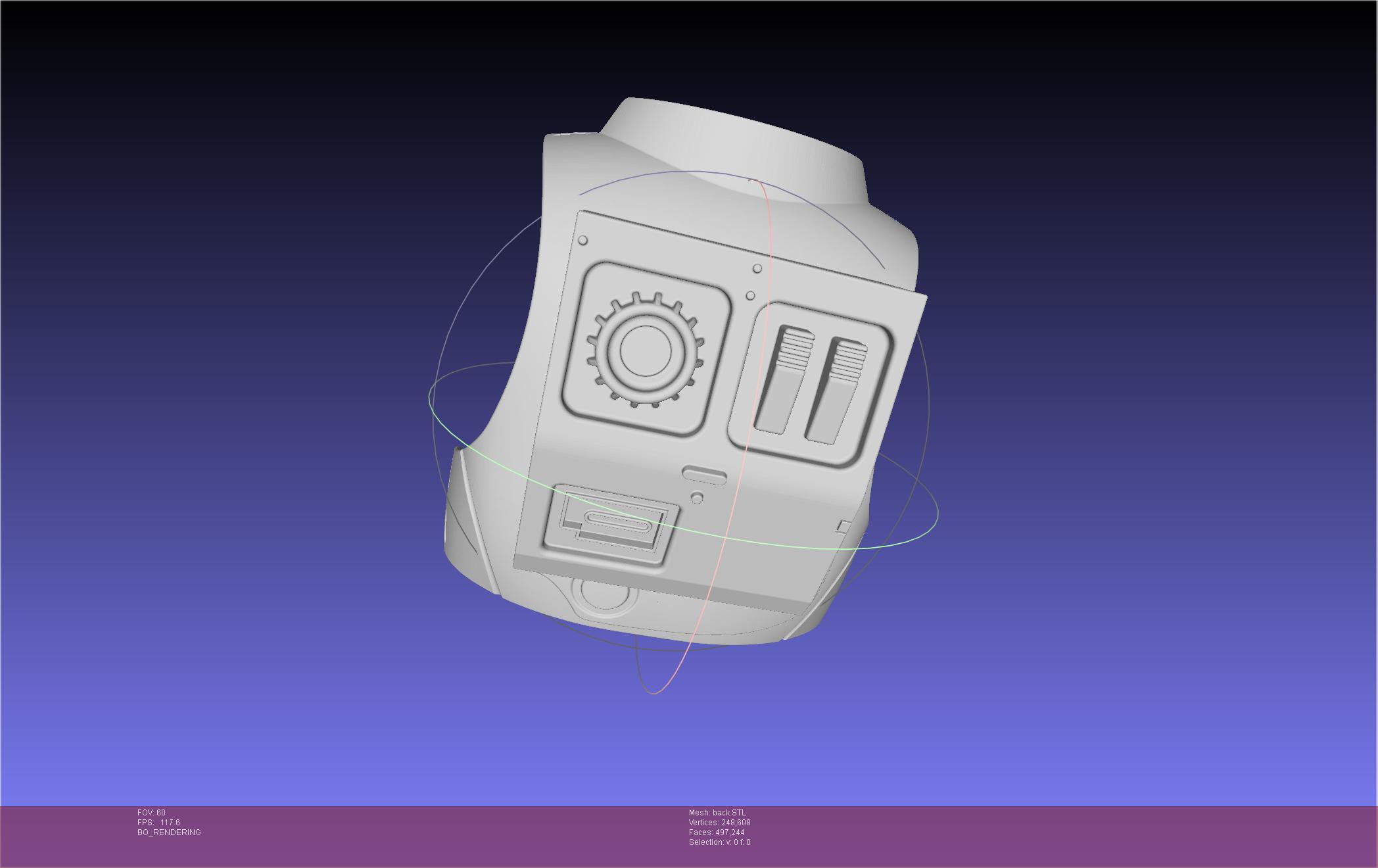Star Wars Death Trooper Backplate