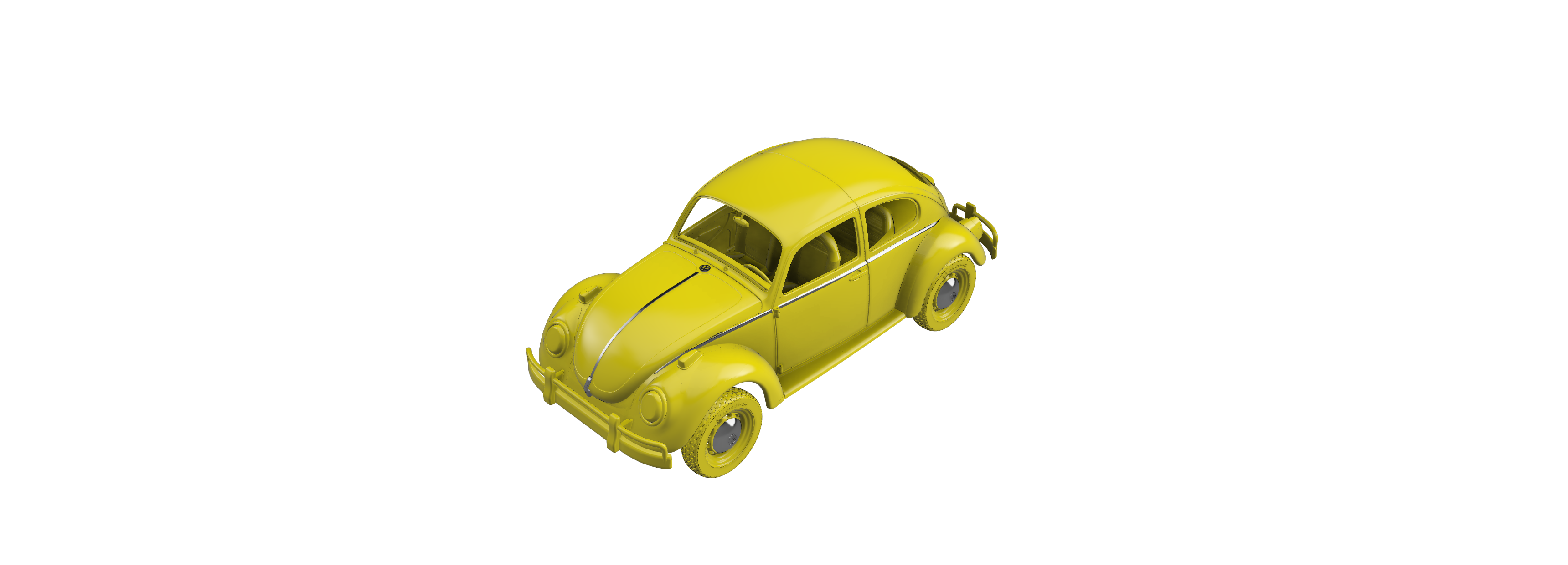 Side and hood chrome trims and VW wheel hub cap MMU upgrade for the 3D SETS Models 7 (Buggy except hood) and 8 (Buggster) - v1