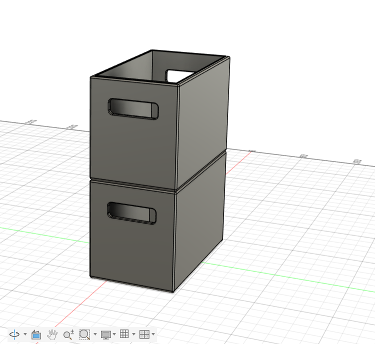 Parametric modular Drawer stackable  | Tiroir Modulaire Paramétrique superposable / Box parametric for drawer — miniatura 11