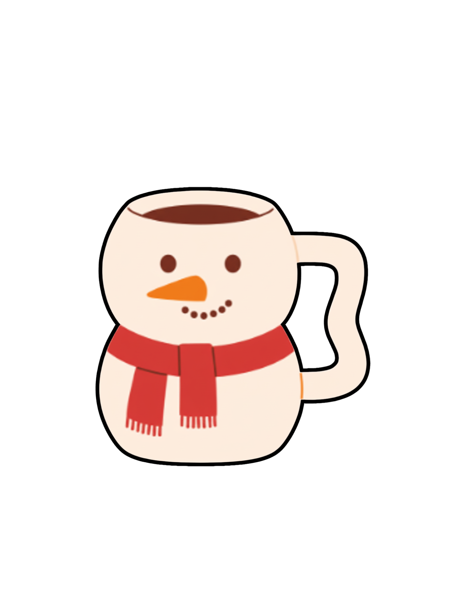 Snowman Mug Cookie Cutter