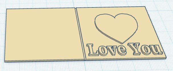 valentine card for purse