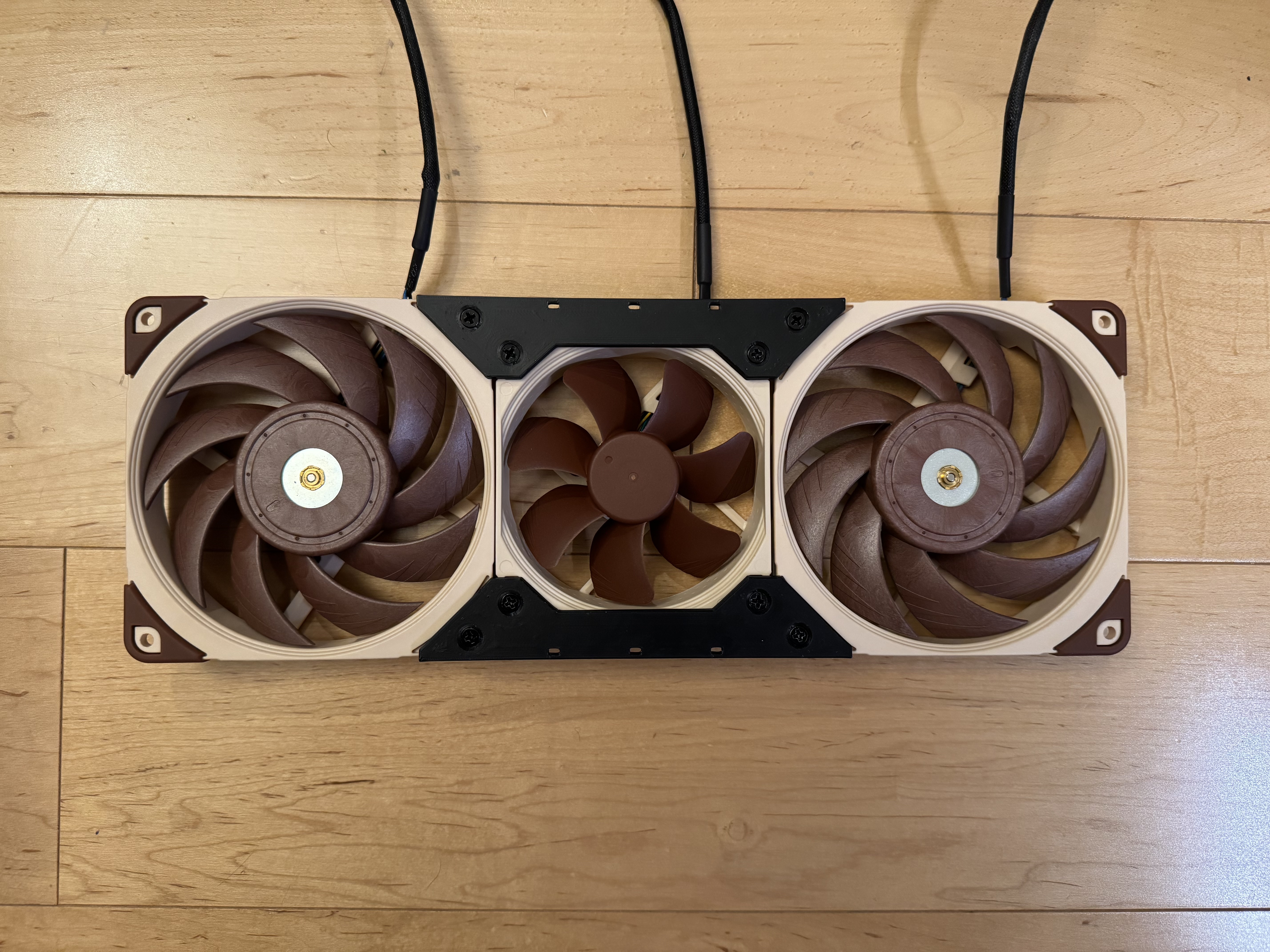 120 x 92 x 120 PC fan joiner