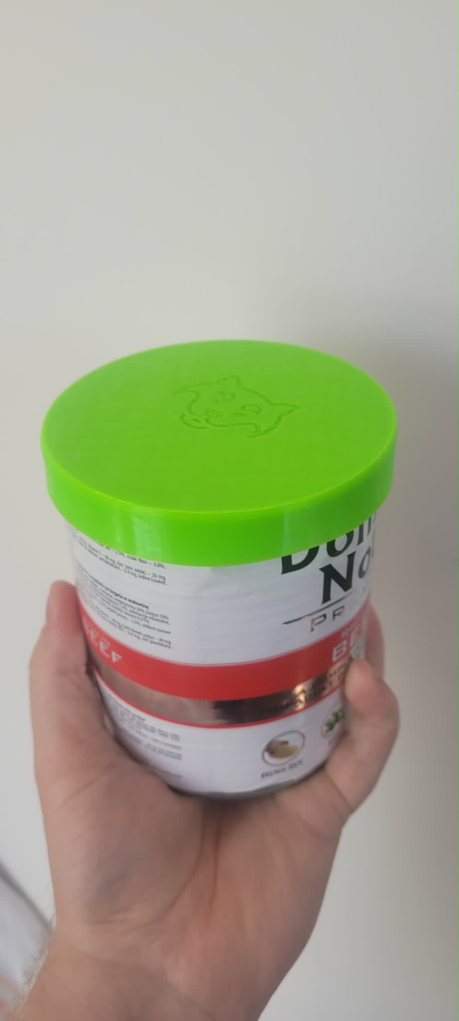 Dog Food Can Lid (100mm) - Dolina Noteci 800g