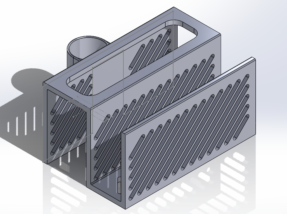 Double Sink Sponge Holder with slot for handles