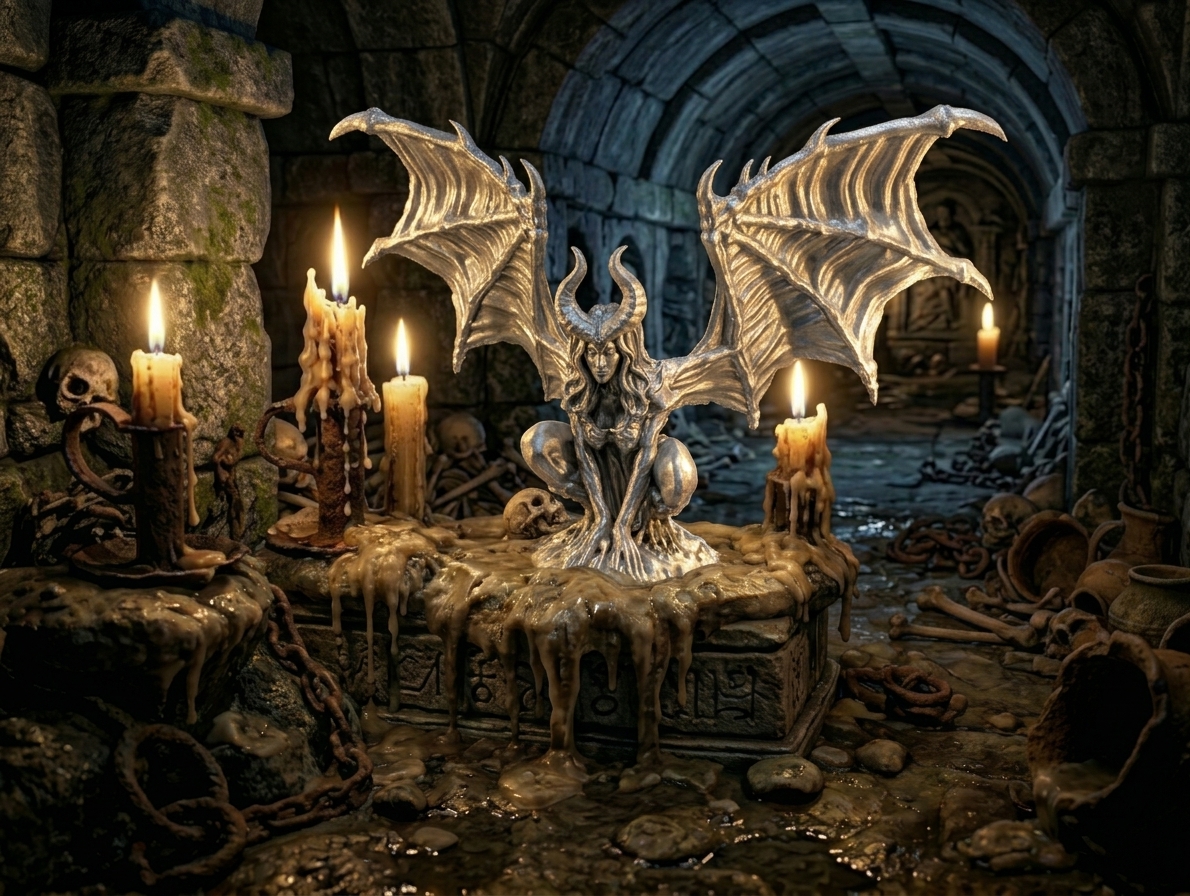 Seductive Succubus – Horned Winged Ruler of Darkness