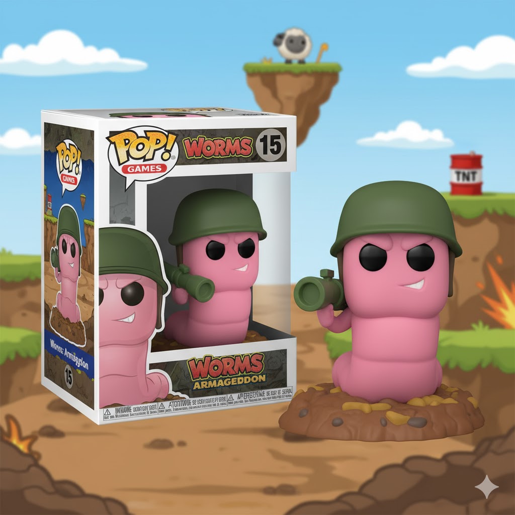 funko jogo Worms