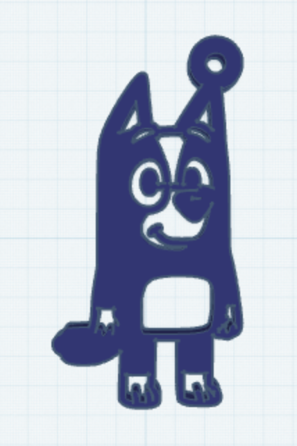 Bluey Keychain