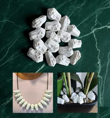 Baby Dragon Skull - stone decor and necklace