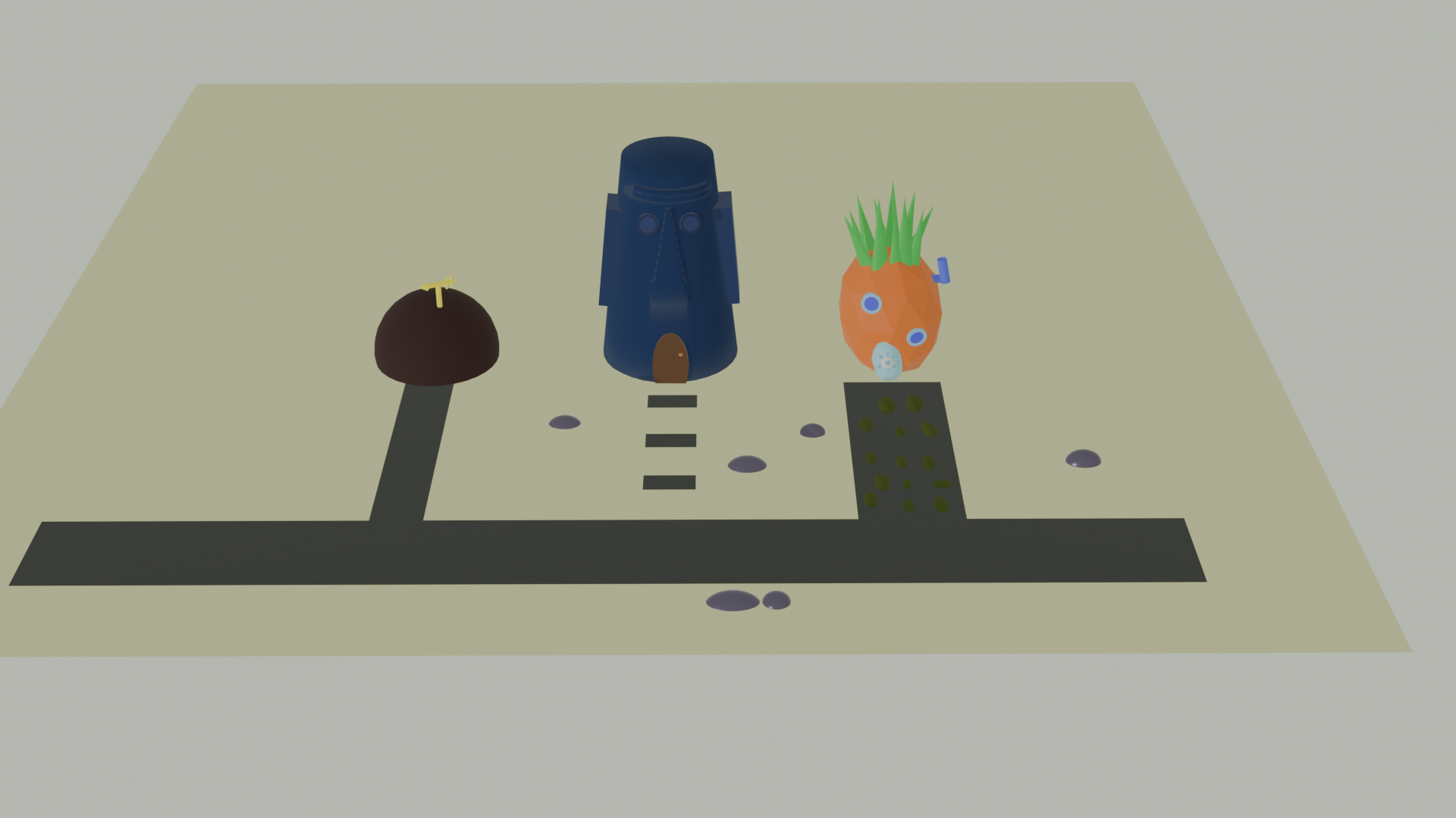 BikiniBottomBlender 3D model