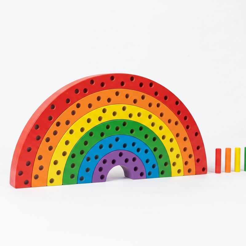 Multicolor color sorting montessori rainbow by Bara Cross | Download ...
