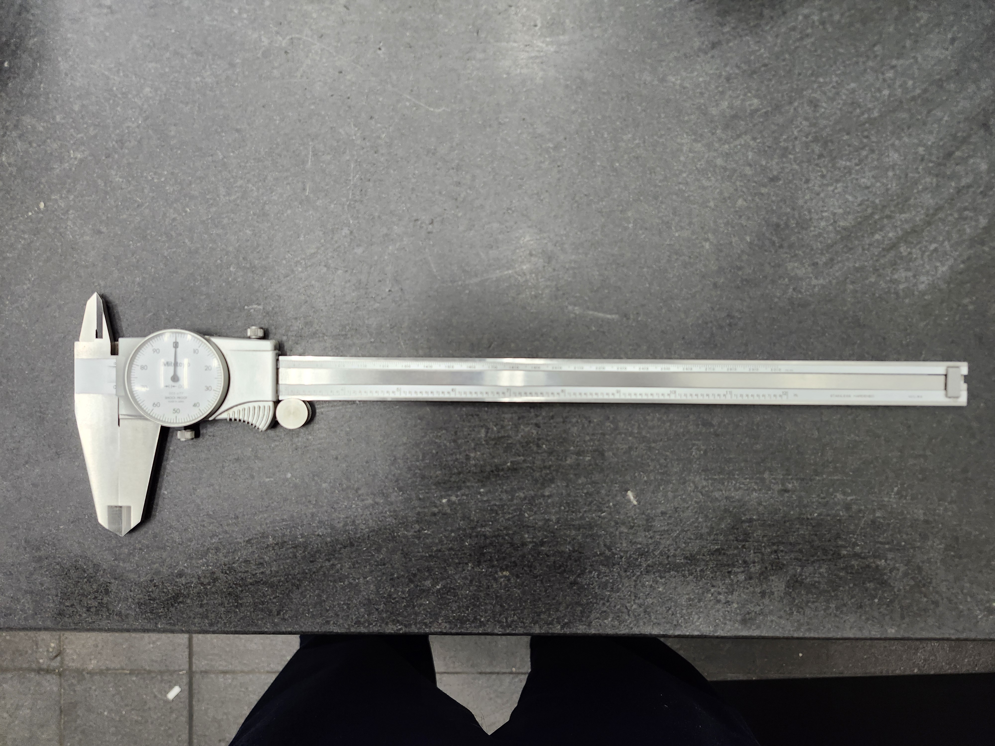 12-Inch Mitutoyo Dial Caliper Case with Pen Holder