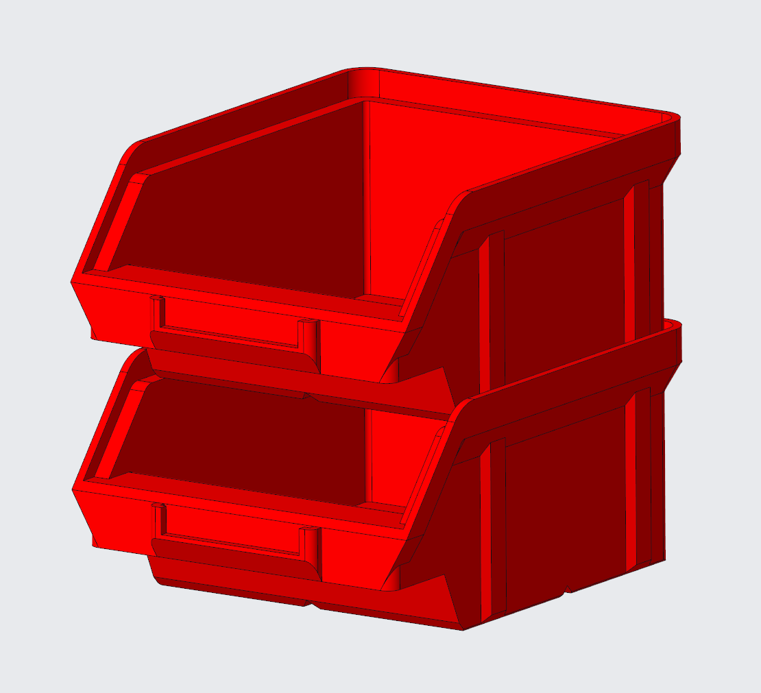 Miniatura 5 do modelo 3D Gridfinity stackable toolbox
