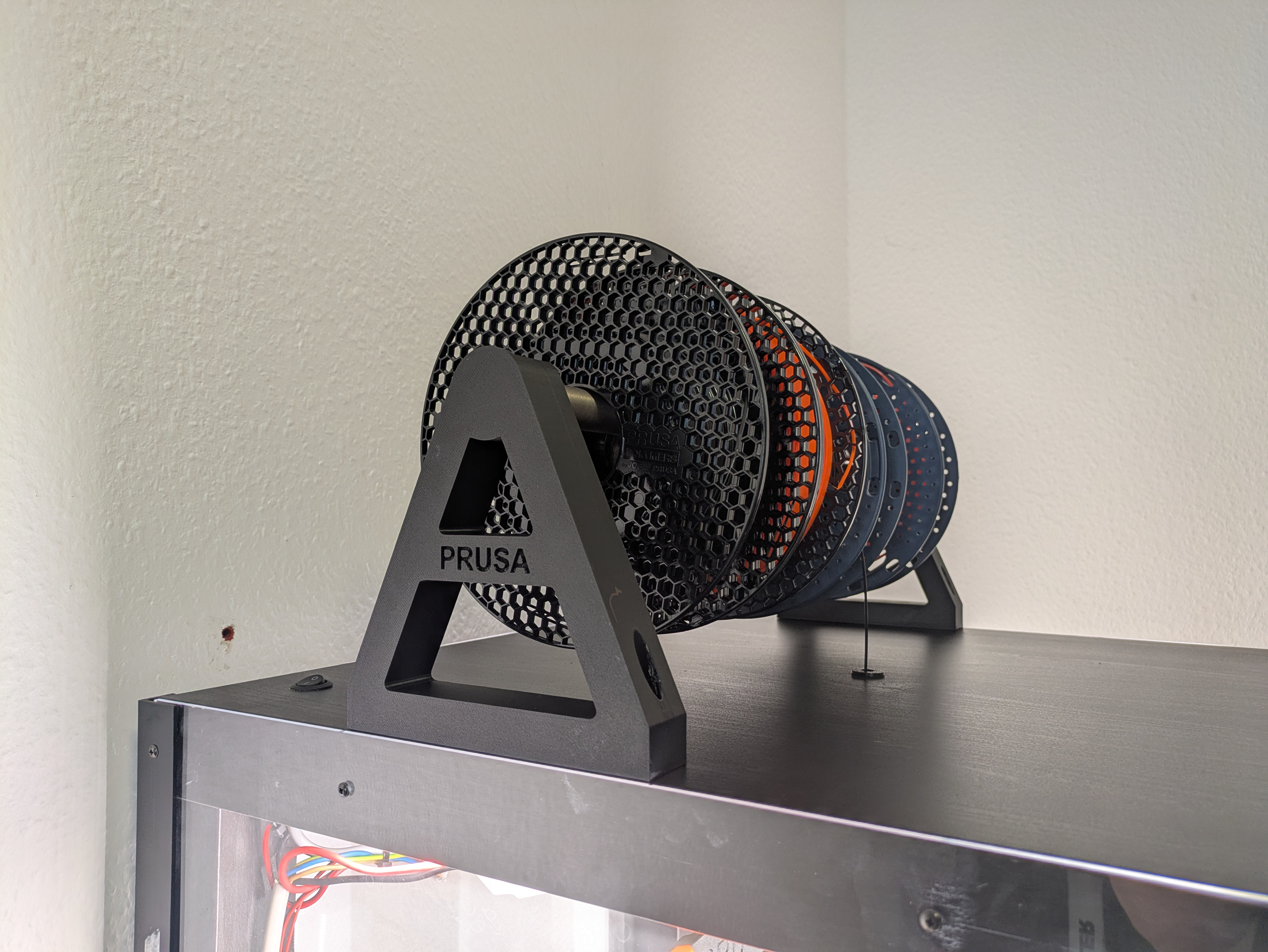 IKEA Lack Enclosure Spool Holder XXL / horizontal or vertical mounting