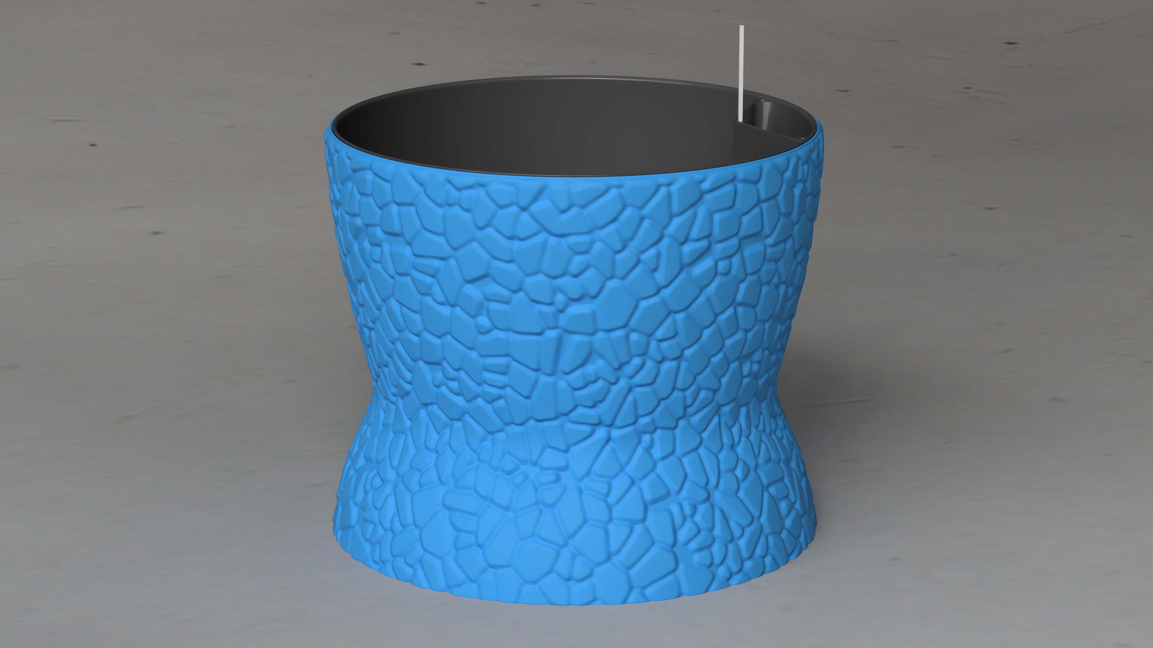 Self-Watering Pot (Size L) - Hourglass Series 3D model