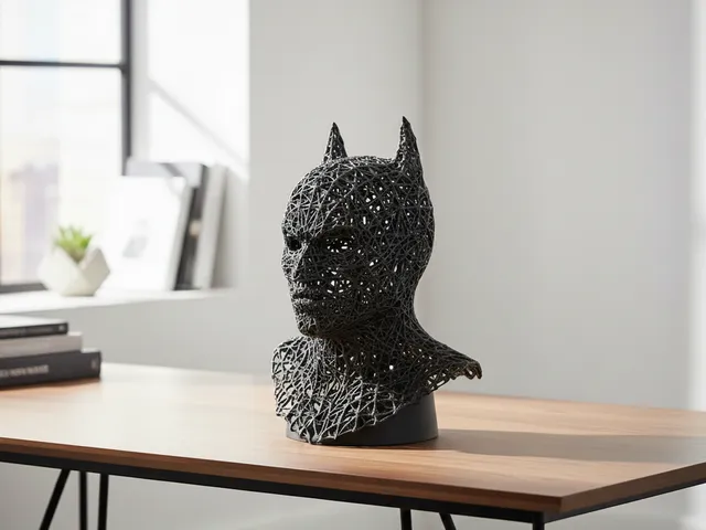 Batman Bust (Statue-Figure-Kinitted-Mask)
