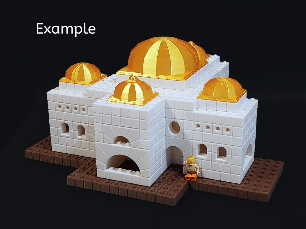 Temple Fortress Building Blocks -- Basic Blocks -- 19 Variations — miniatura 7
