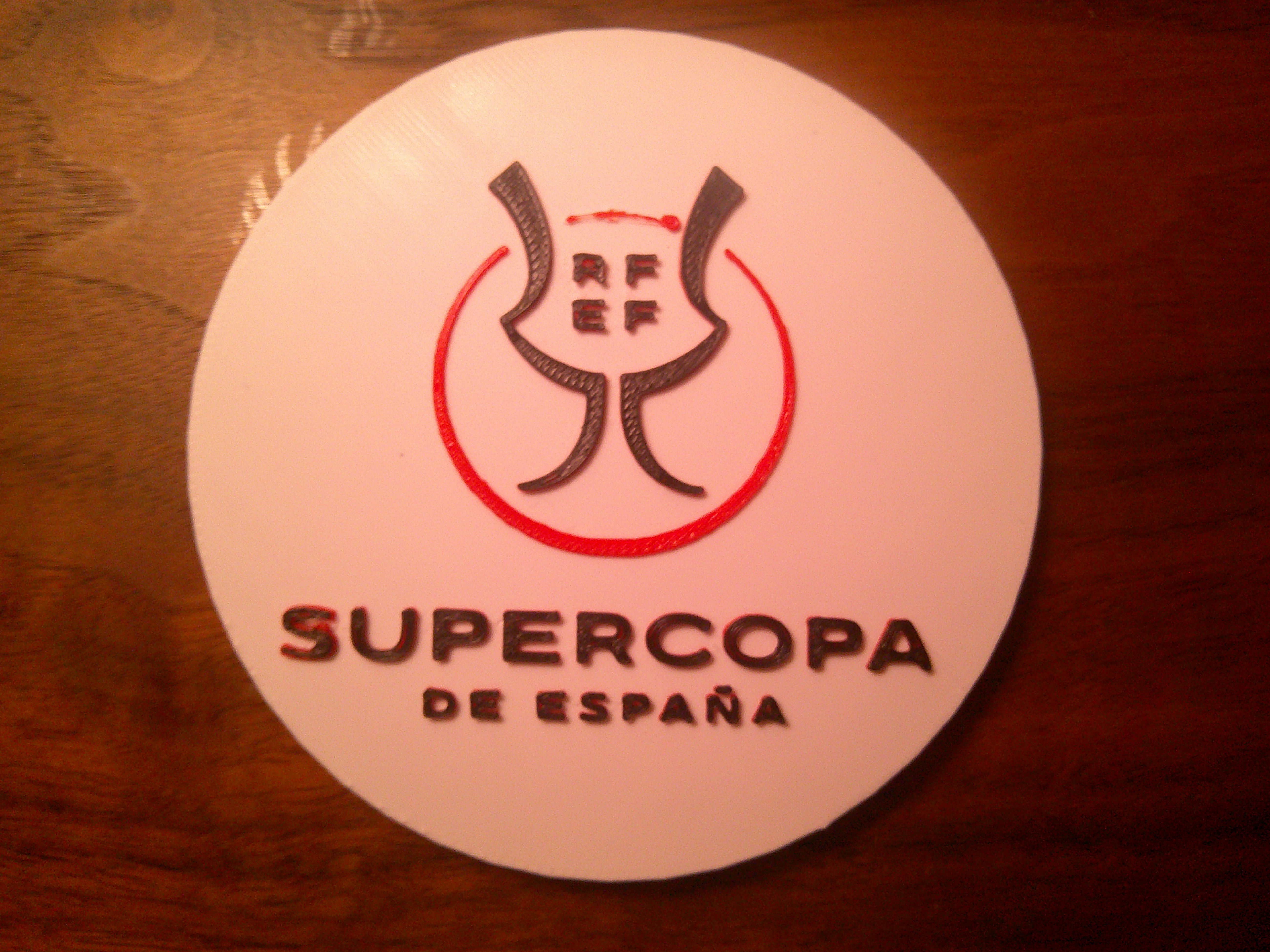 Super Copa de España Logo Coaster or Plaque