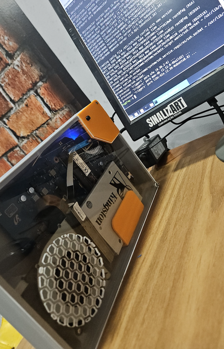 Mini PC from old samsung laptop