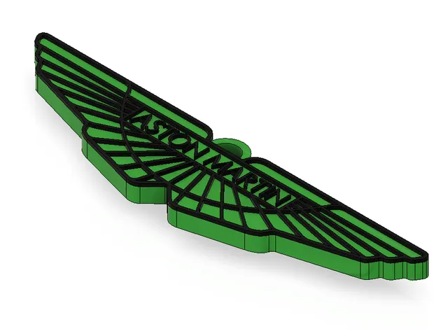 Aston Martin F1 Team Multicolor Keychain
