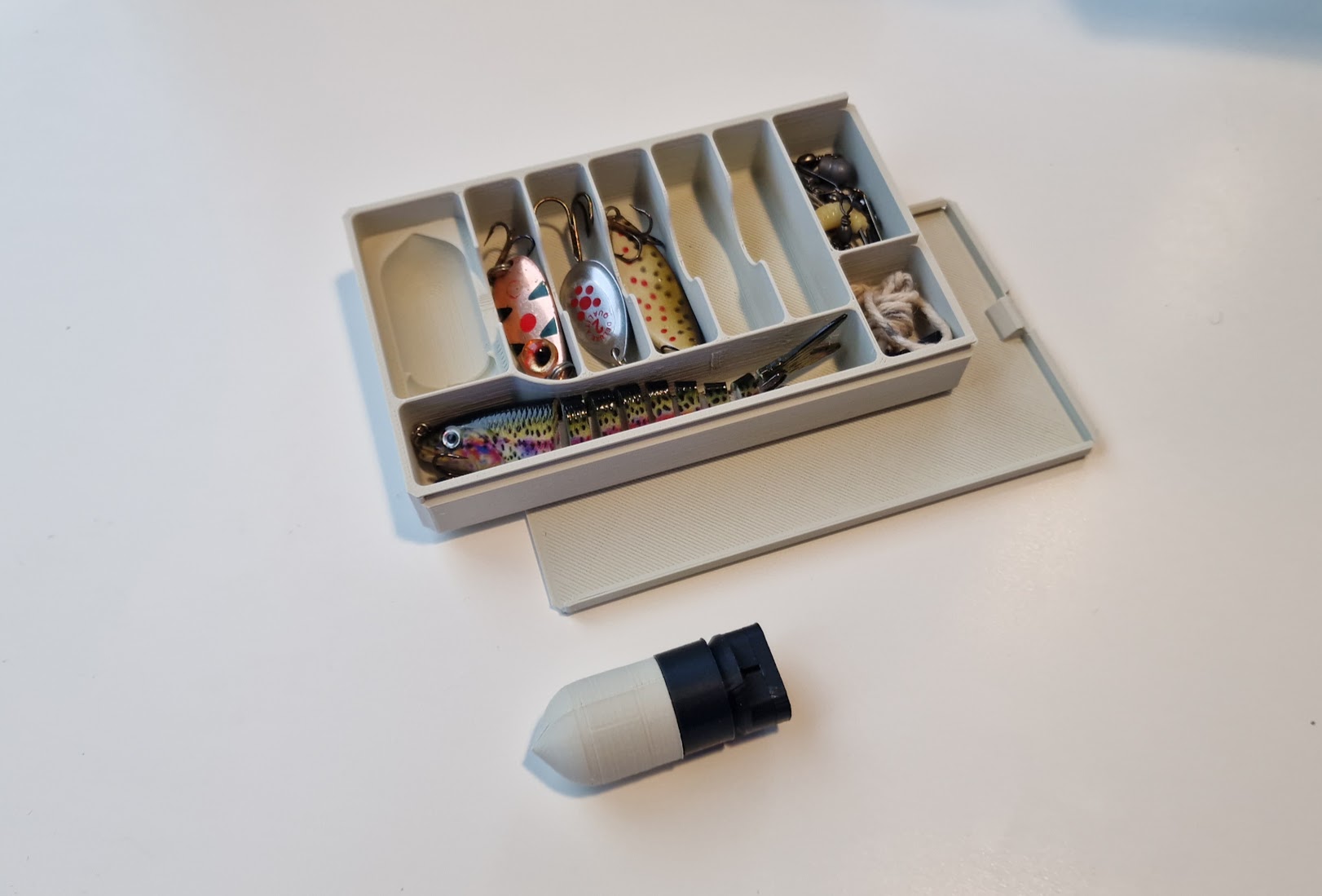 Compact Lure Box & Multi-Chamber LED Bobber (V2)