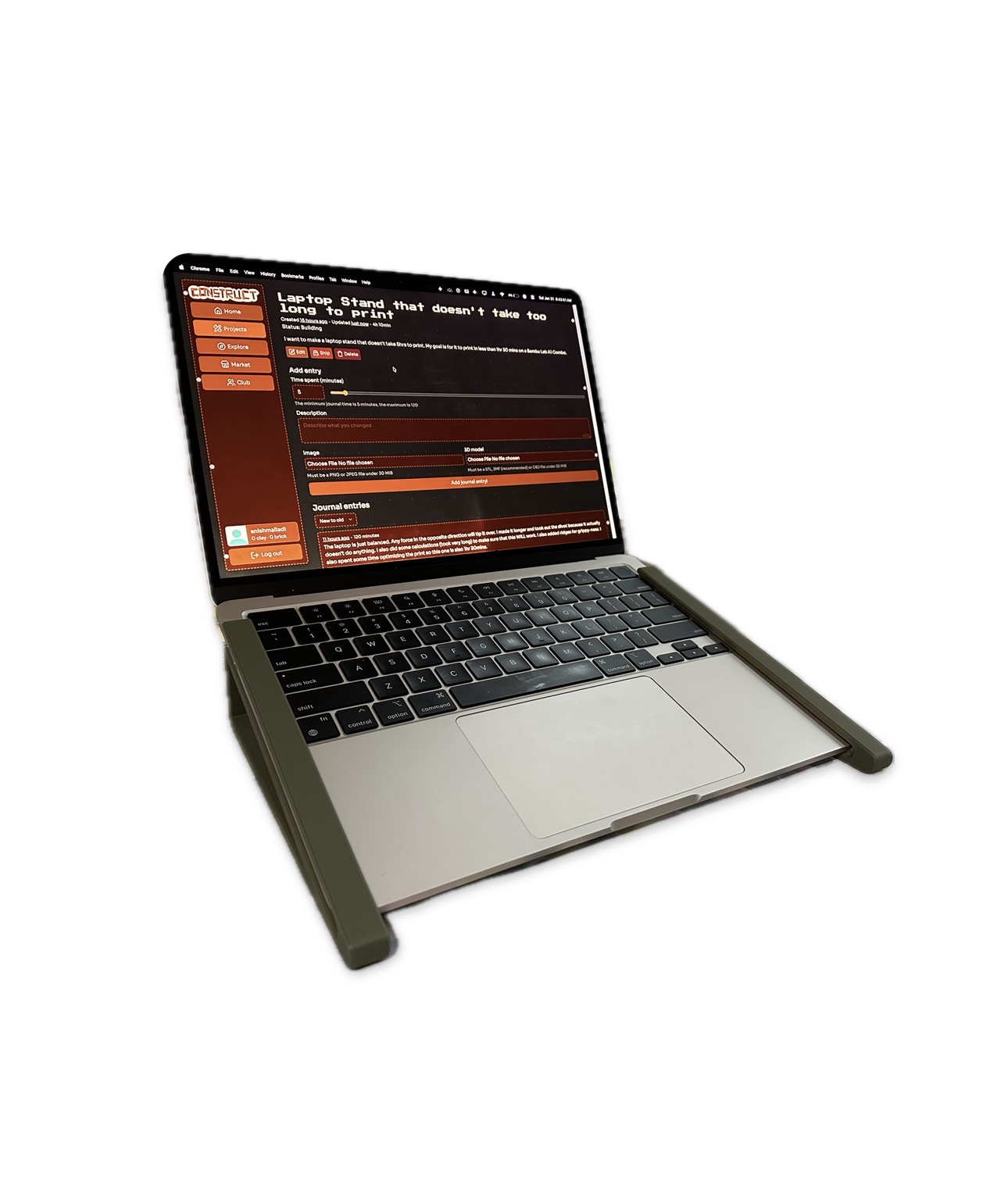 Fast print Laptop Stand
