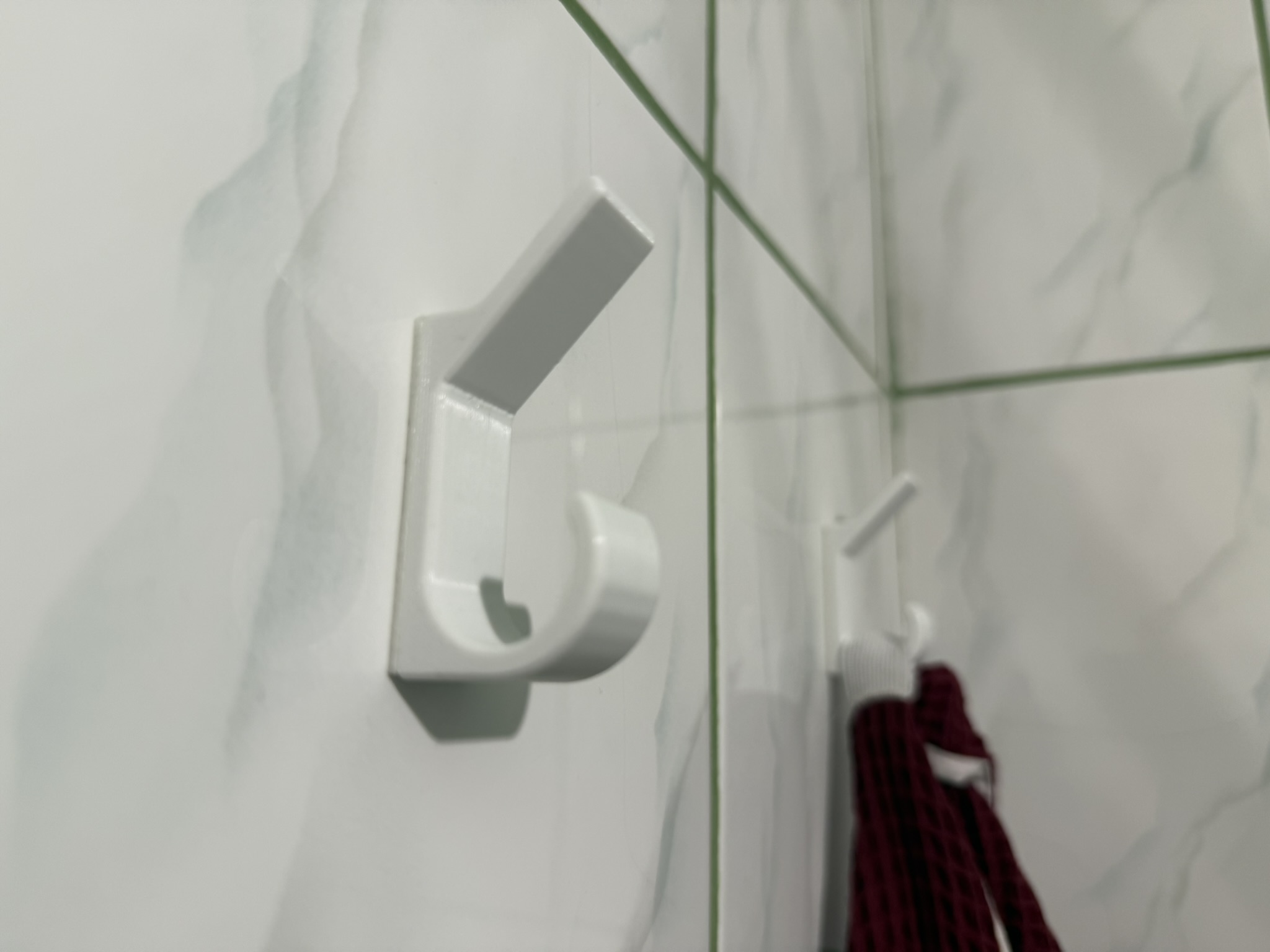 Simple towel hook