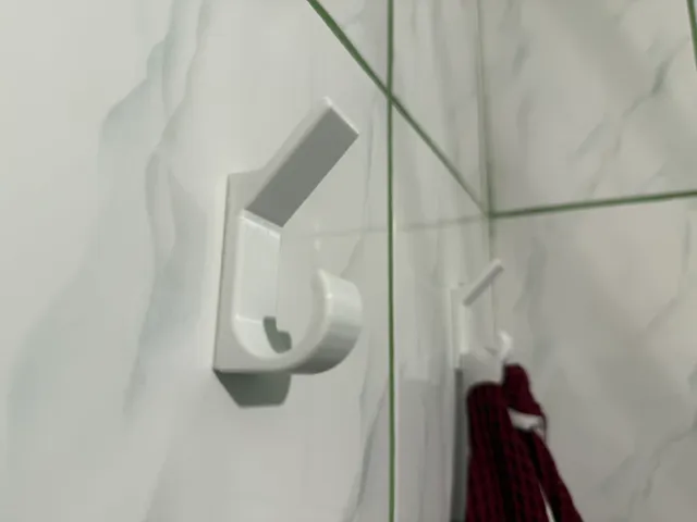 Simple towel hook