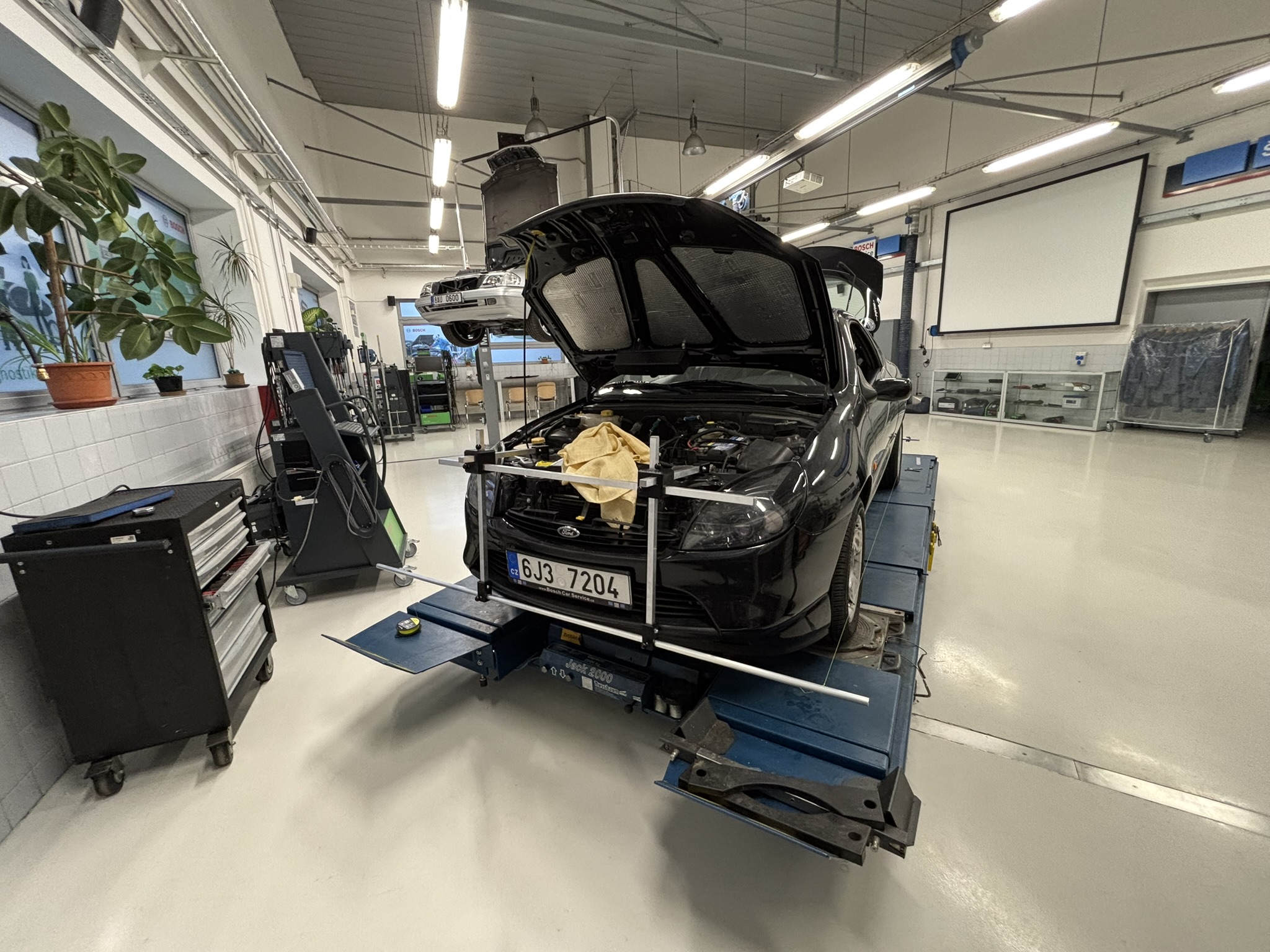 String Wheel Alignment Jig