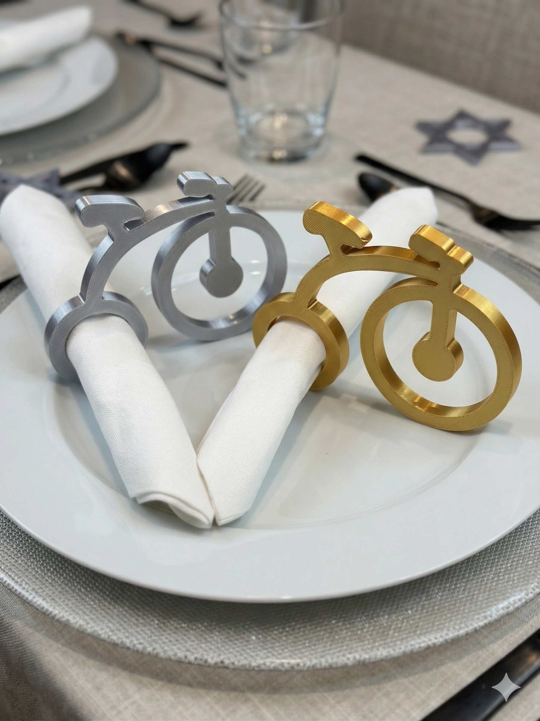 Bicycle Napkin Ring