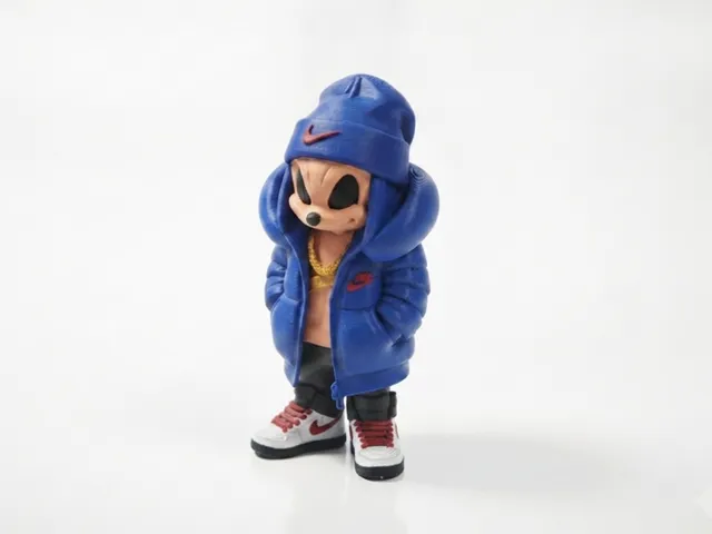 Winter Sonic Figurine Gaming Collectible 3D Printable