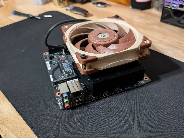 Minisforum 790S7 noctua fan conversion