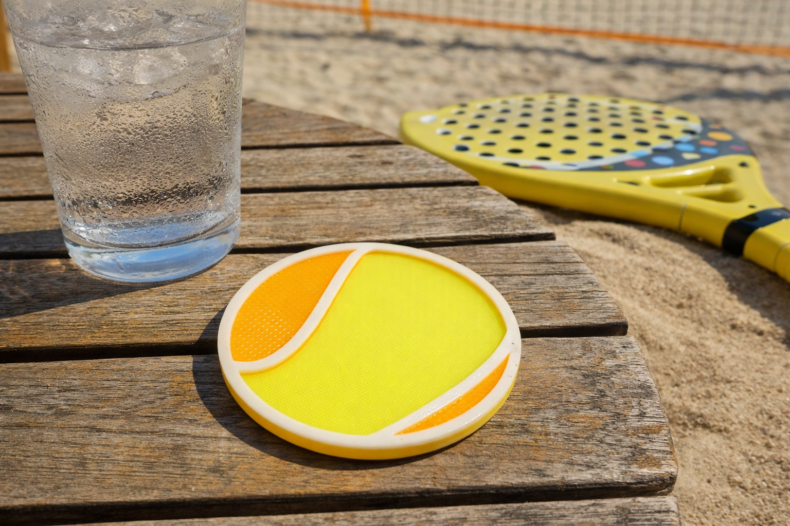 Beach Tennis Coaster