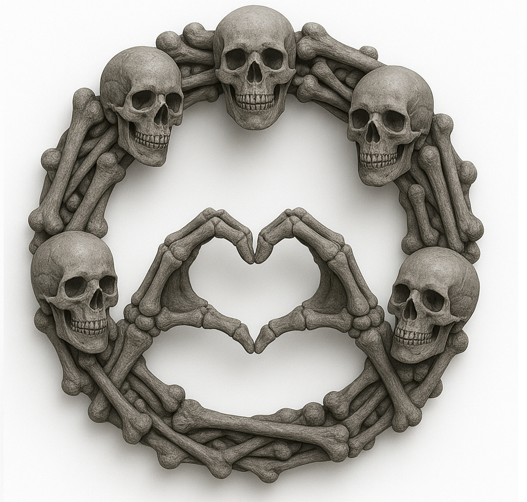 Halloween door wreath