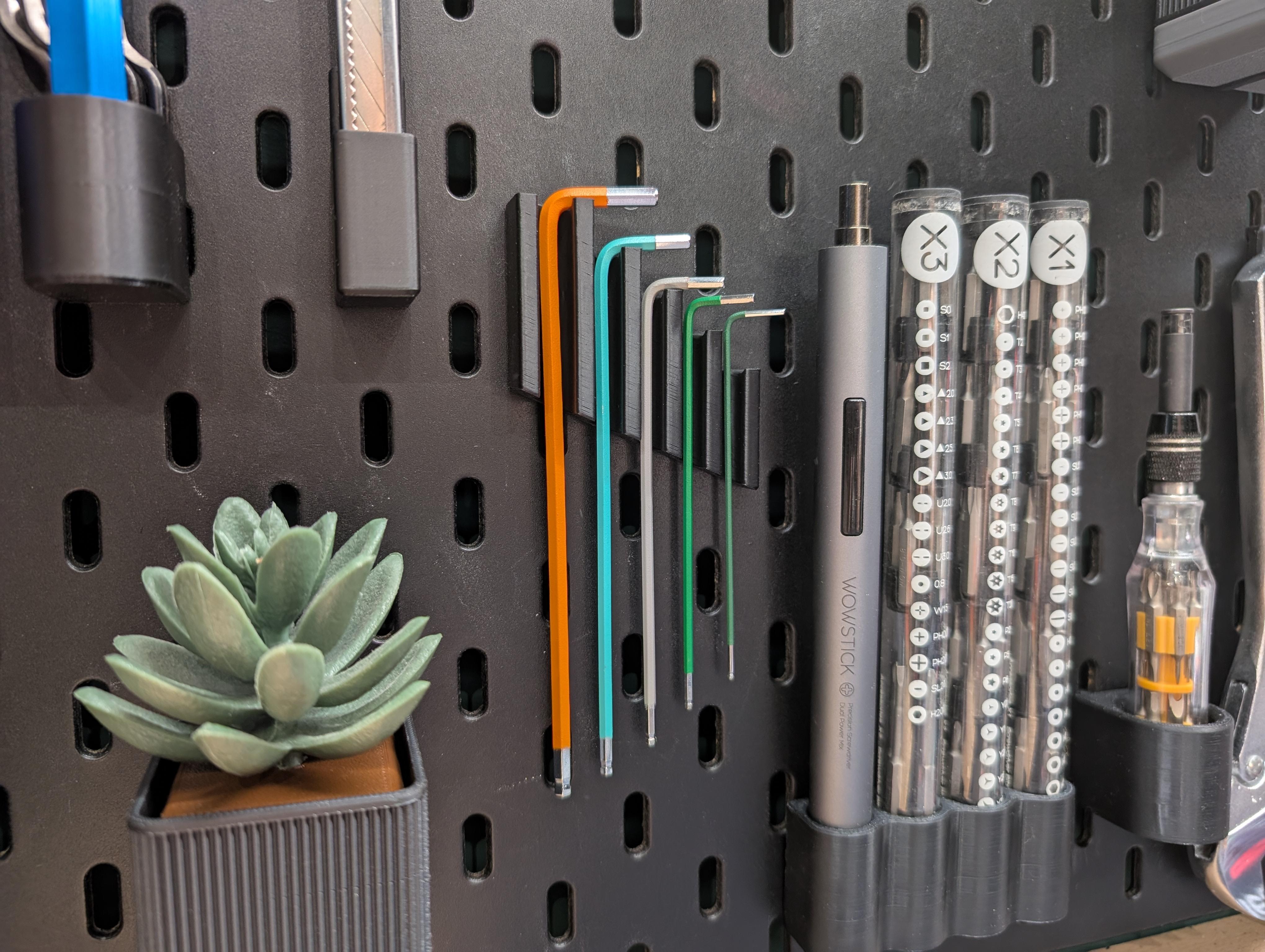 IKEA SKÅDIS Hex Key Magnetic Mount – Compact 5 Slot Edition (up to 6 mm)