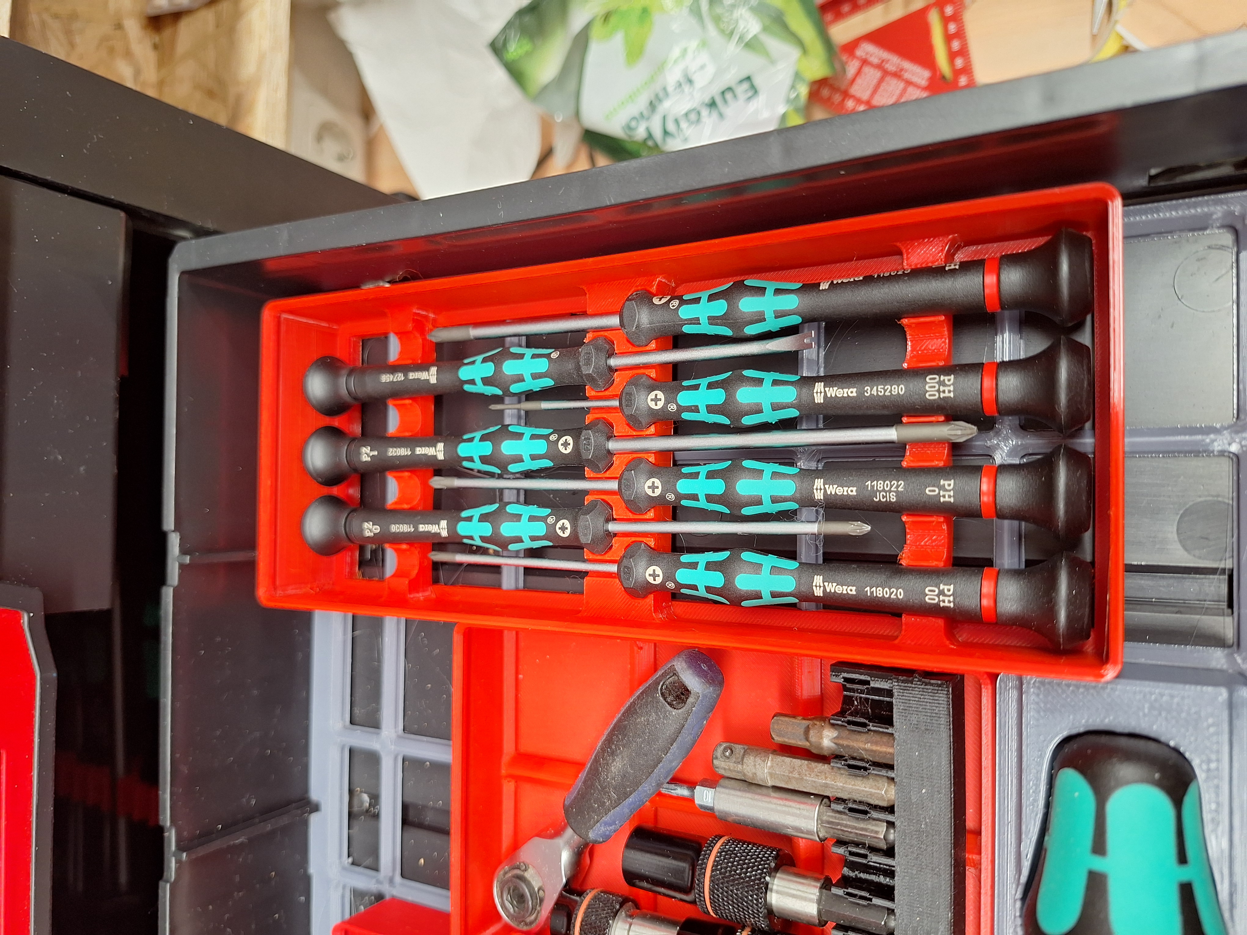 Gridfinity Wera Karftform Micro Screwdriver tray
