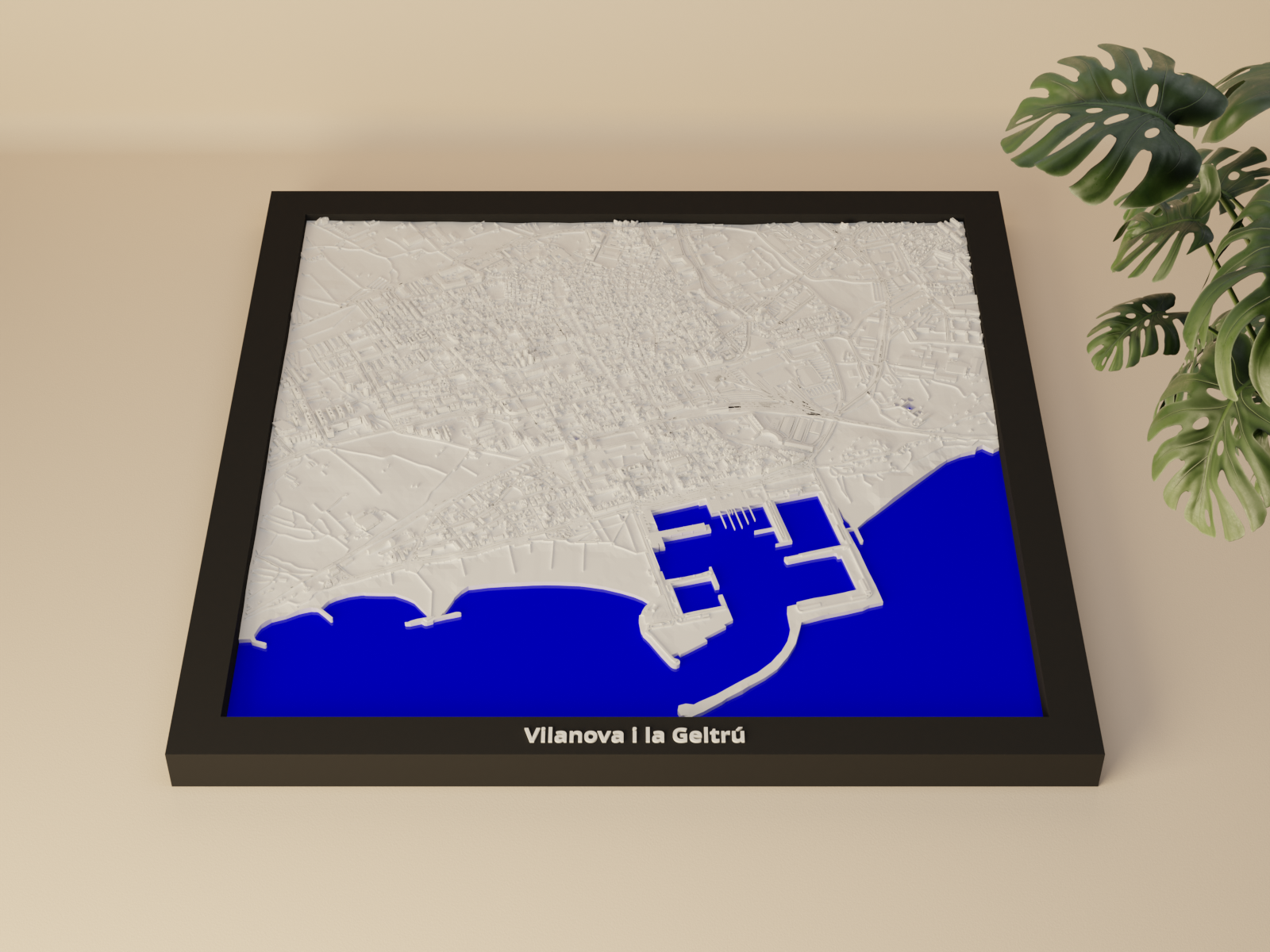Vilanova i la Geltrú, Spain - 3D Miniature
