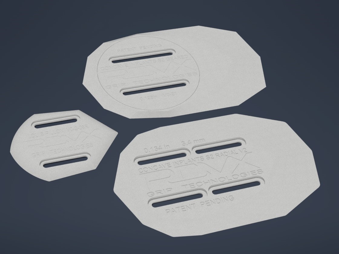 Longboard Concave Implants