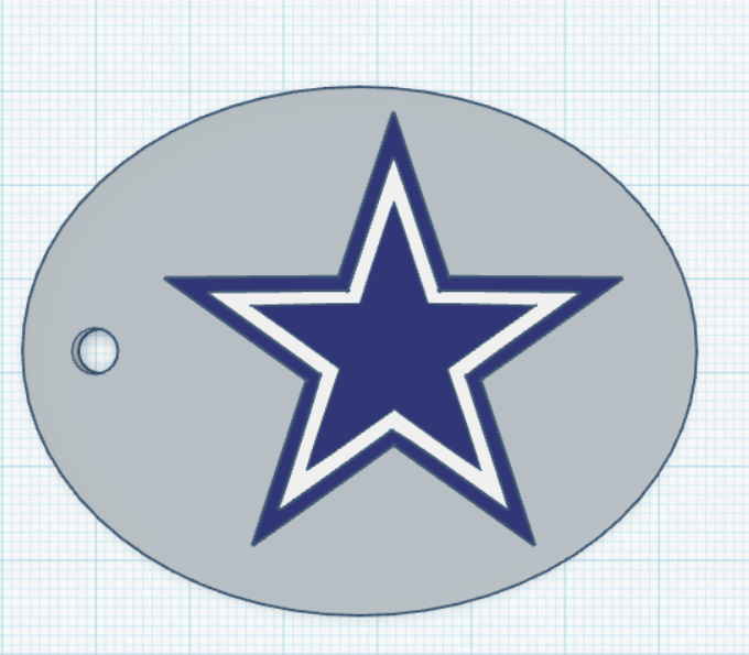 Cowboys Keychain