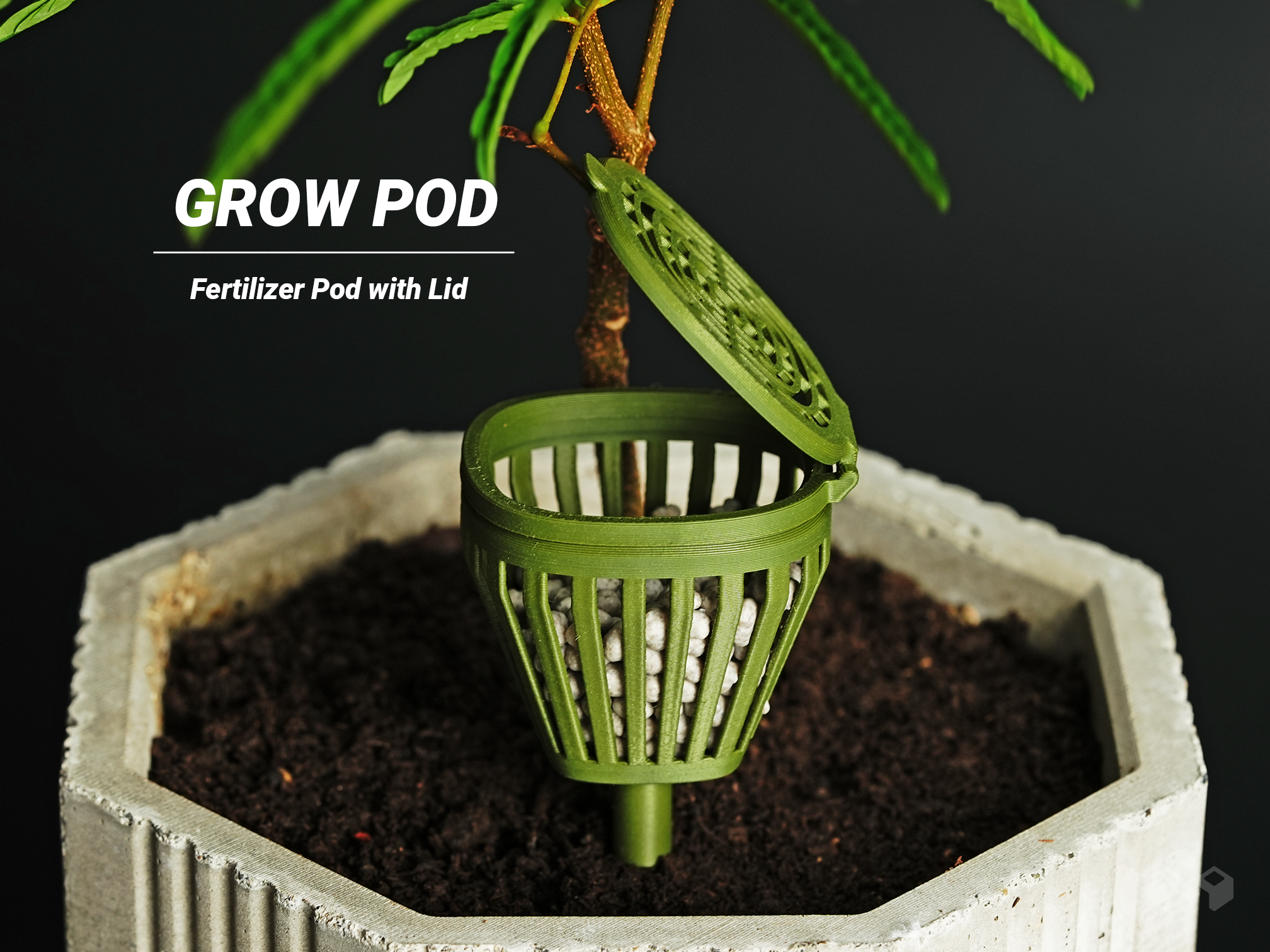 Fertilizer Basket with Lid