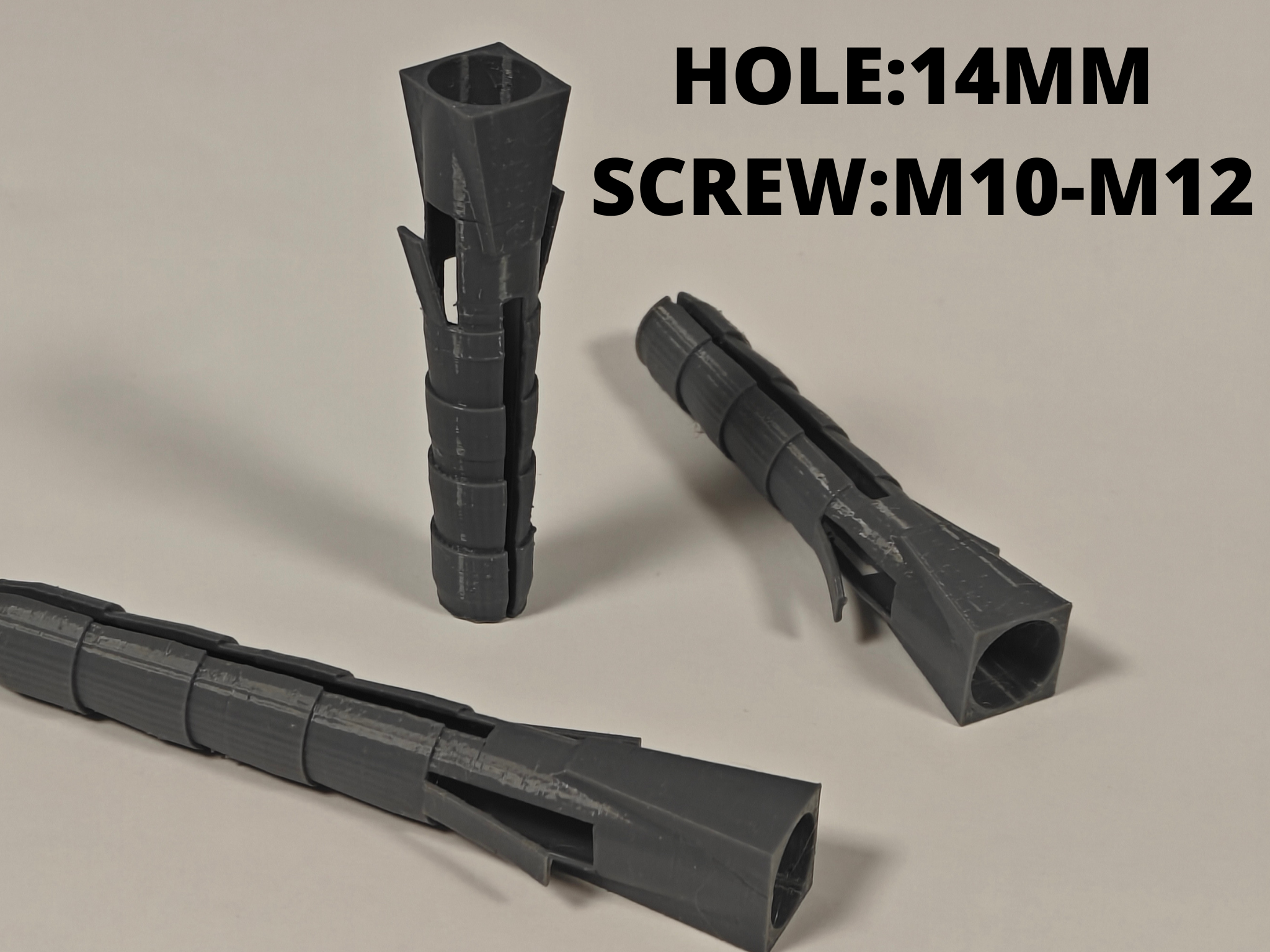 Heavy Duty Wall Plugs (14mm) | M10-M12 Screws
