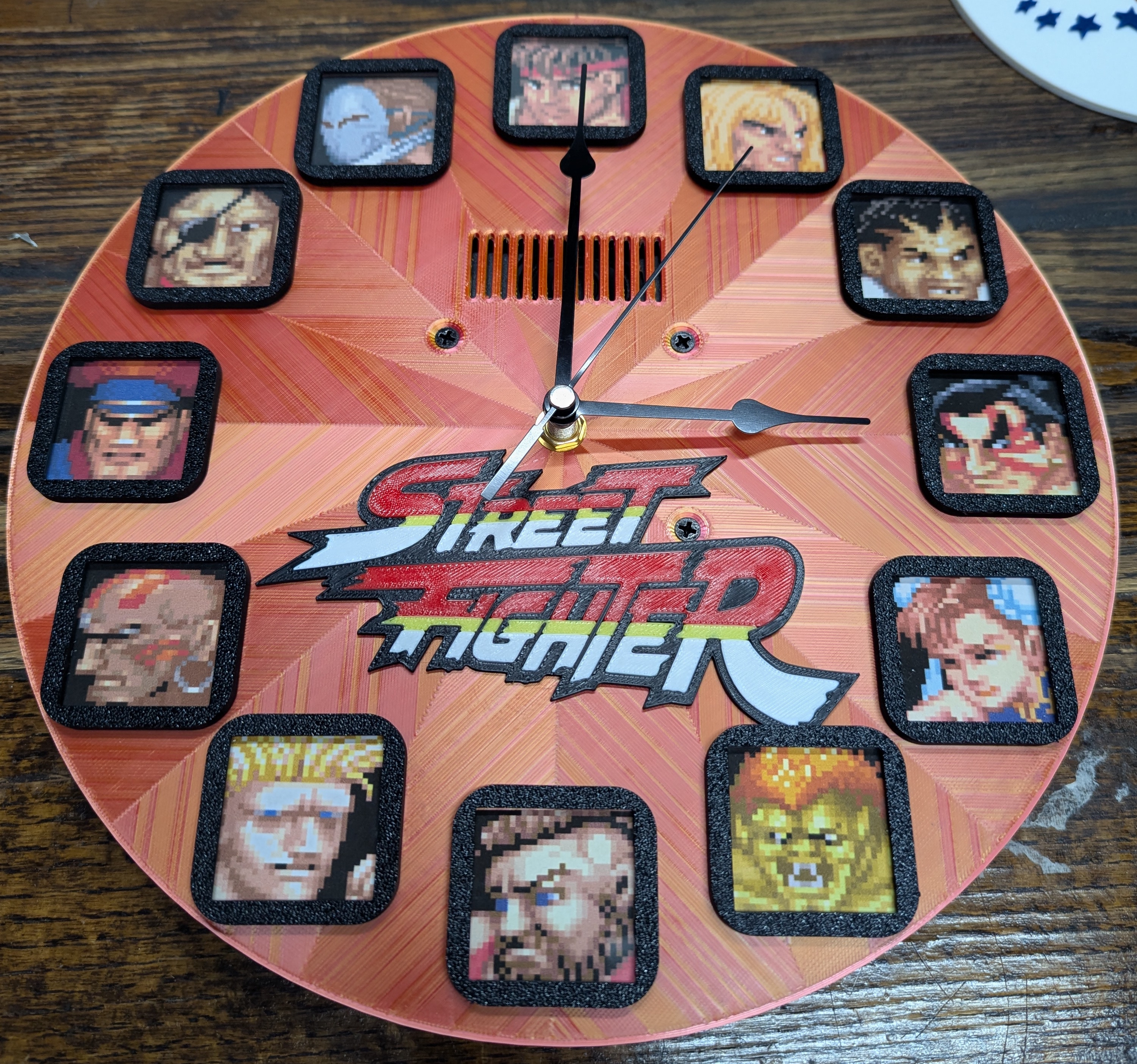 Character Portrait Clock with Sound!
