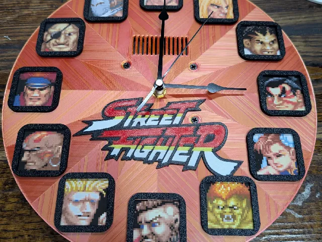 Character Portrait Clock with Sound!