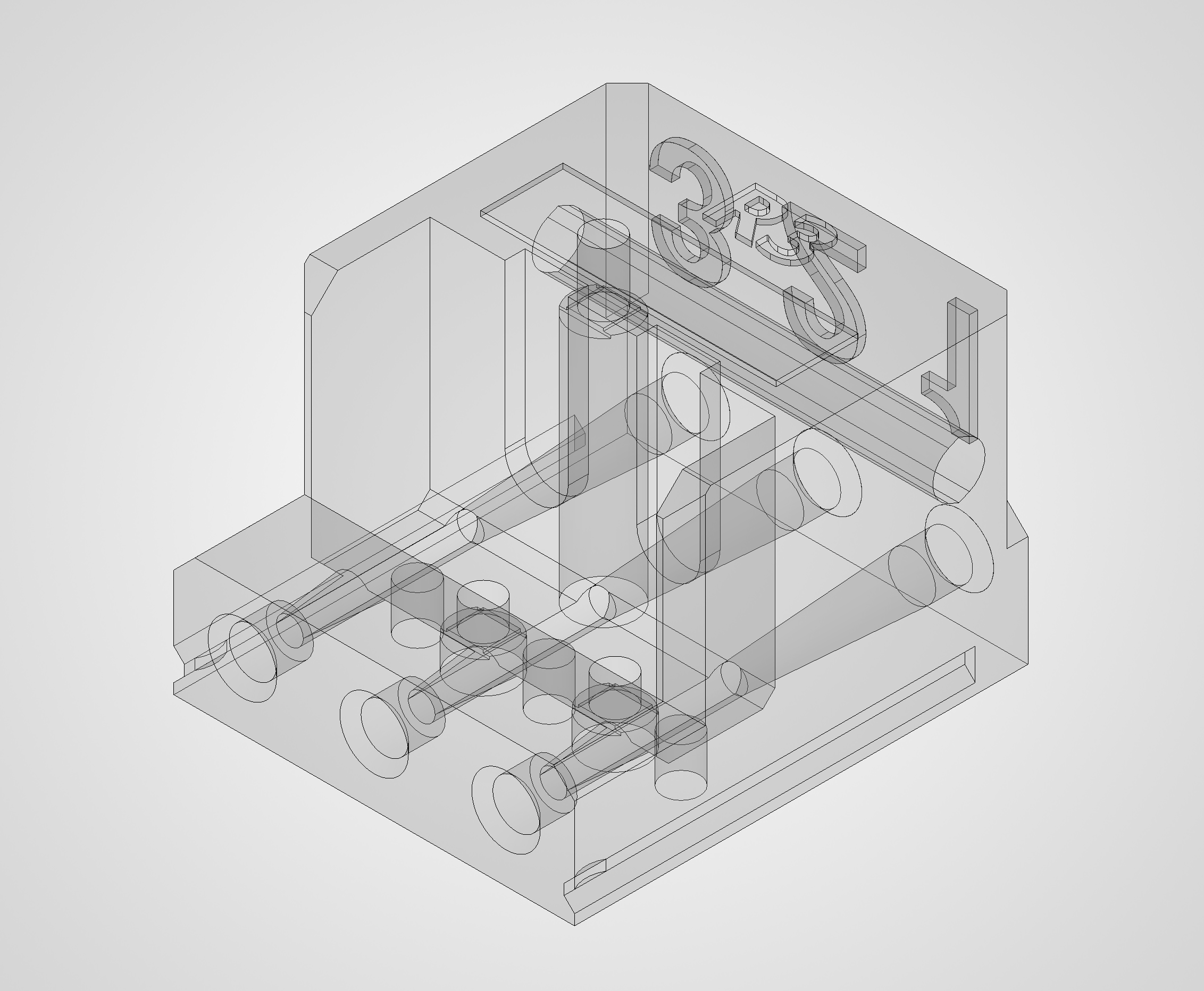Prusa XL side filament mod for 5/3mm PTFE tube - Smooth Edition 3D model