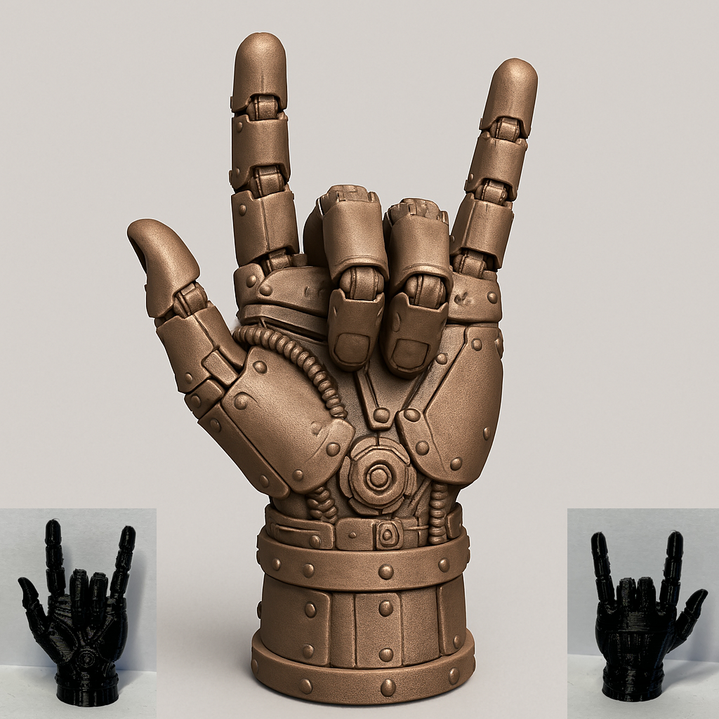 Steampunk Rock Sign Hand