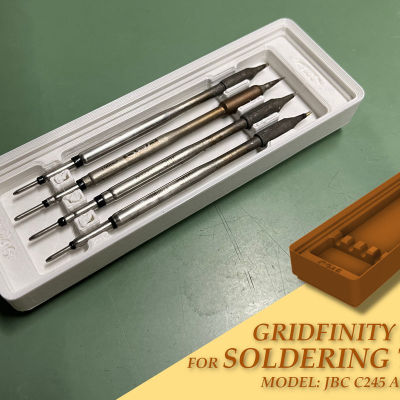 Gritfinity box for JBC Soldering Tip C245 and C210 by Hanilla ...