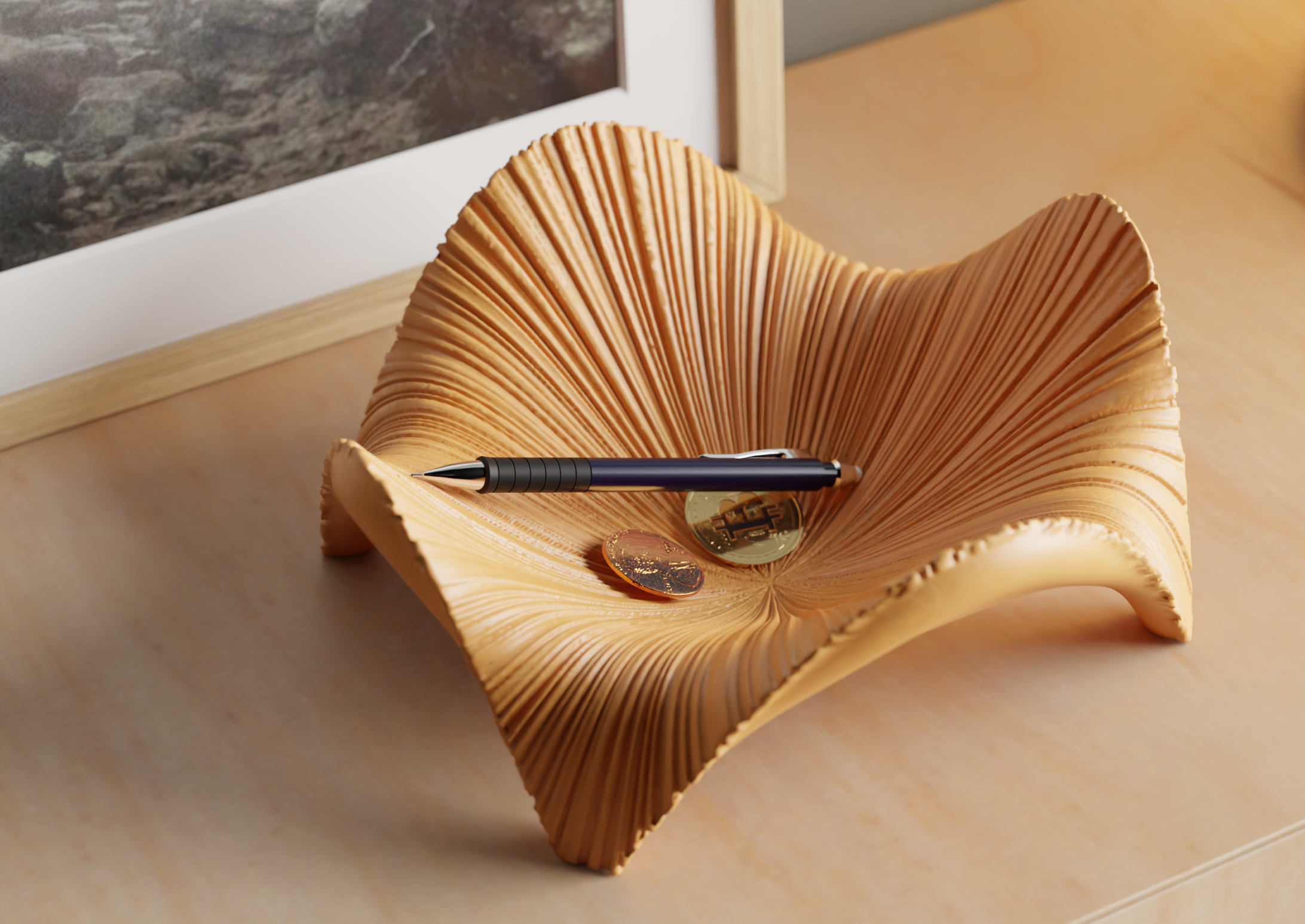 Underwater storage bowl