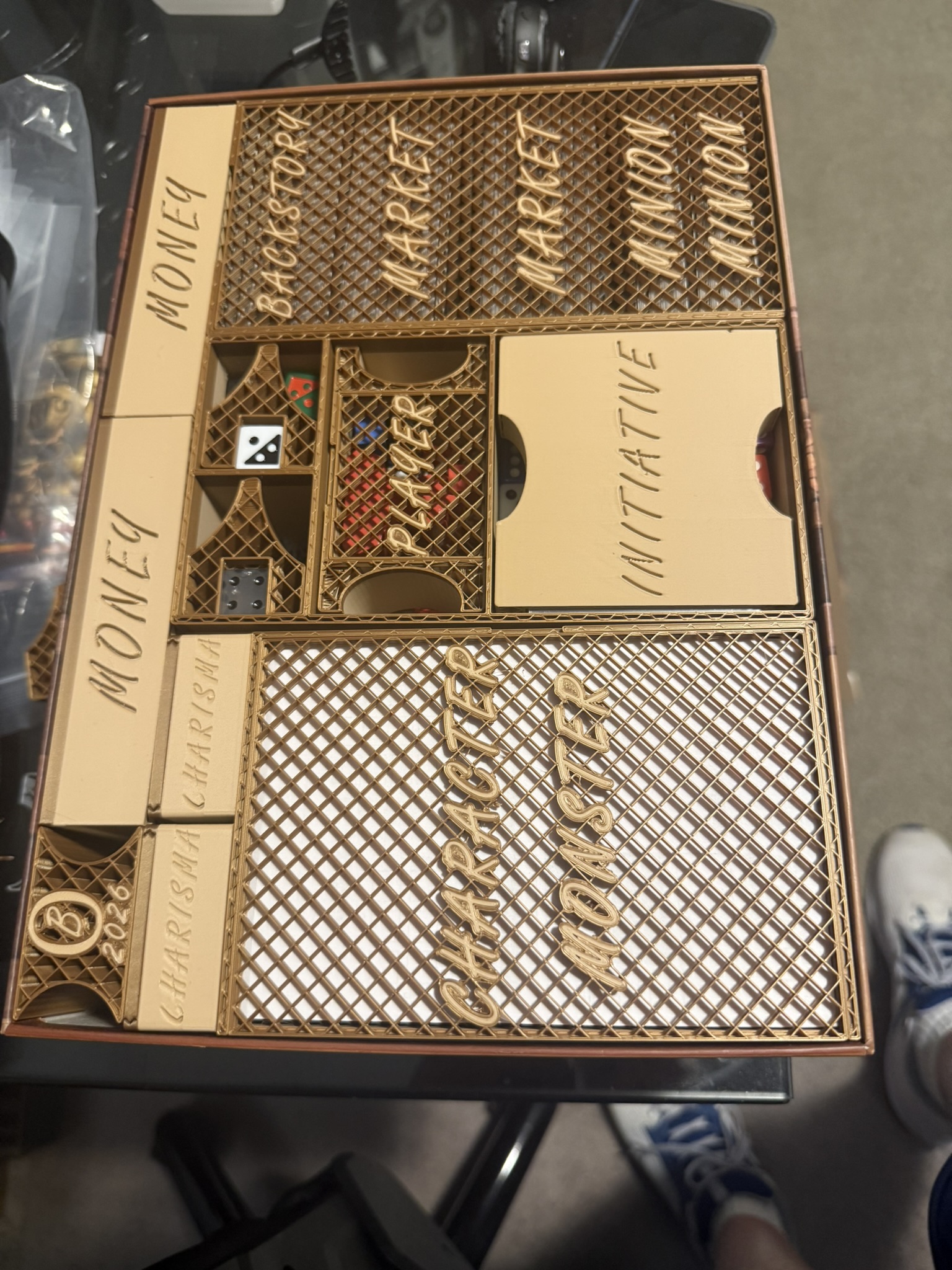 Roll Player all-in +sleeve +side storage LOW PLA 3D model