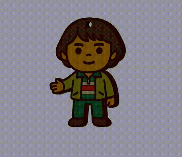 Stranger Things Mike Wheeler - Keychain